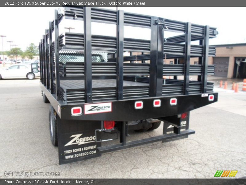 Oxford White / Steel 2012 Ford F350 Super Duty XL Regular Cab Stake Truck