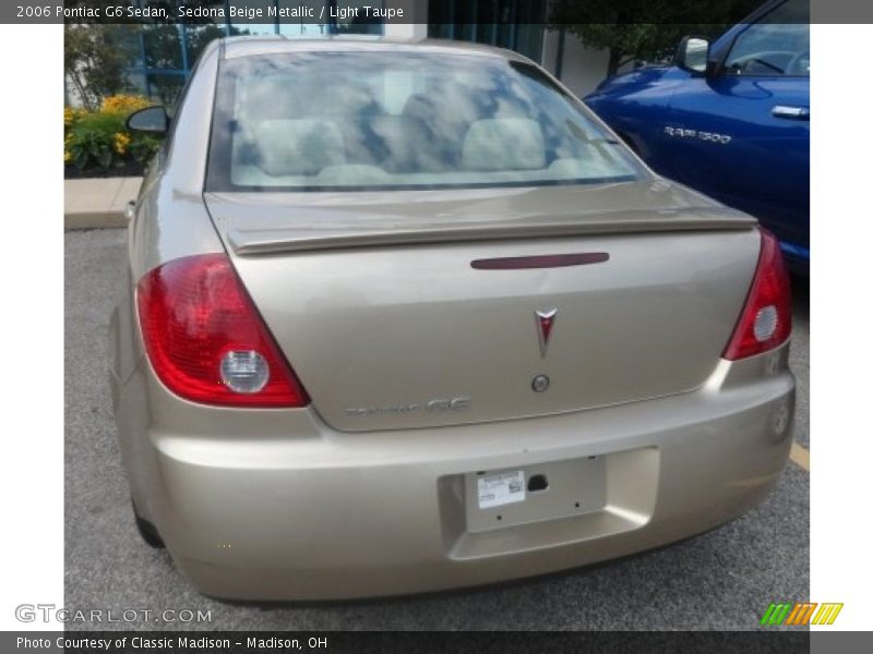 Sedona Beige Metallic / Light Taupe 2006 Pontiac G6 Sedan