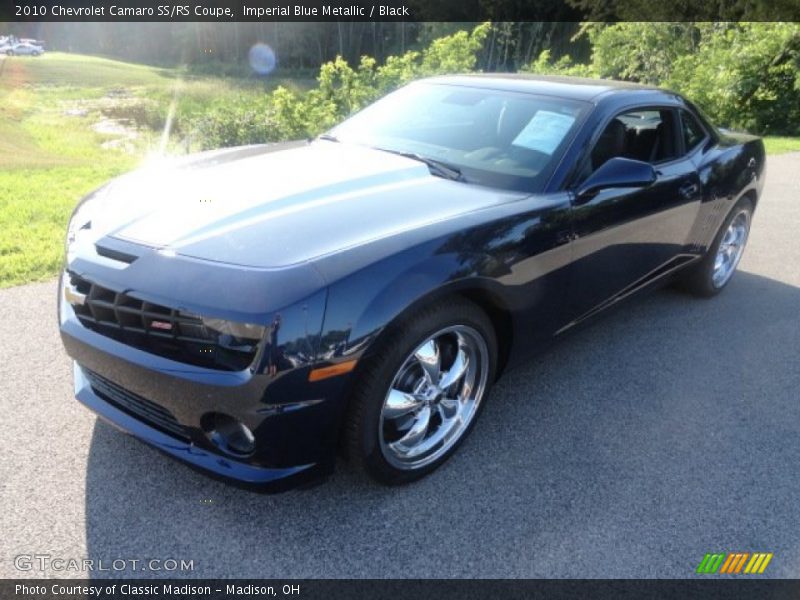 Imperial Blue Metallic / Black 2010 Chevrolet Camaro SS/RS Coupe