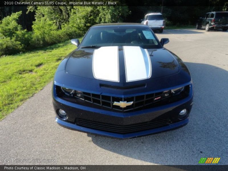 Imperial Blue Metallic / Black 2010 Chevrolet Camaro SS/RS Coupe