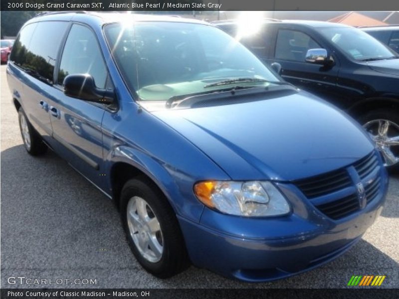 Atlantic Blue Pearl / Medium Slate Gray 2006 Dodge Grand Caravan SXT