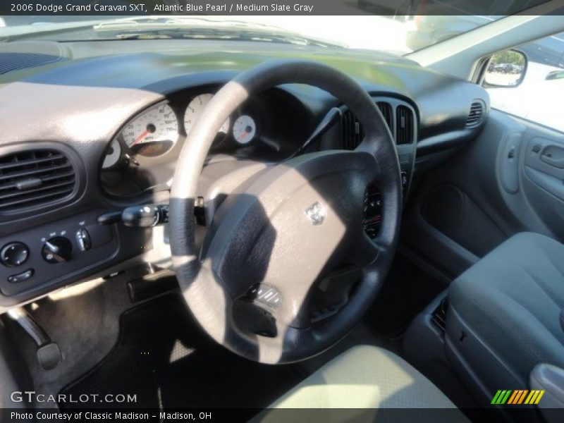 Atlantic Blue Pearl / Medium Slate Gray 2006 Dodge Grand Caravan SXT