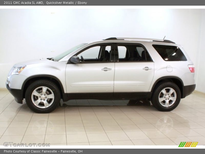 Quicksilver Metallic / Ebony 2011 GMC Acadia SL AWD