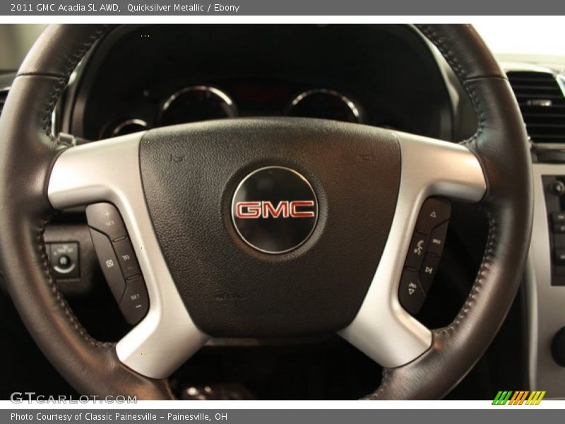 Quicksilver Metallic / Ebony 2011 GMC Acadia SL AWD