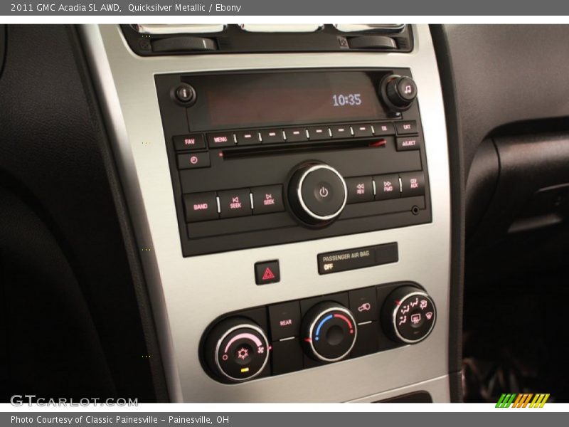 Quicksilver Metallic / Ebony 2011 GMC Acadia SL AWD