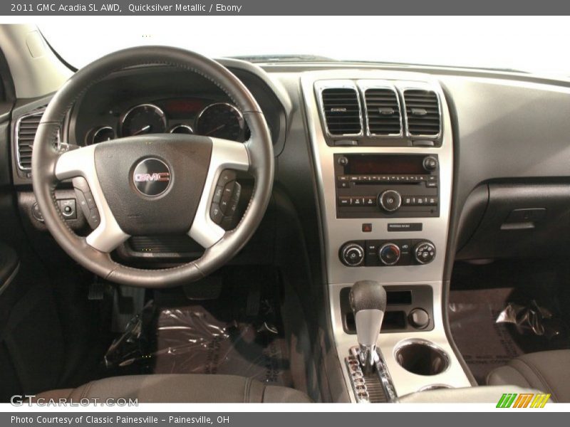 Quicksilver Metallic / Ebony 2011 GMC Acadia SL AWD