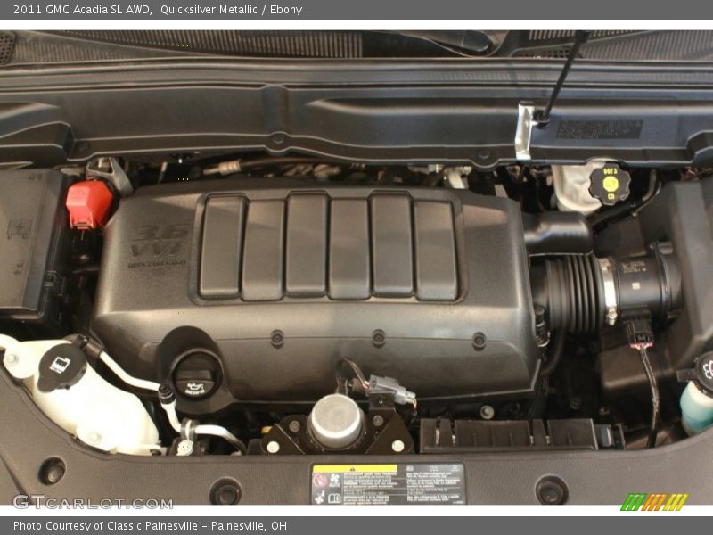 Quicksilver Metallic / Ebony 2011 GMC Acadia SL AWD