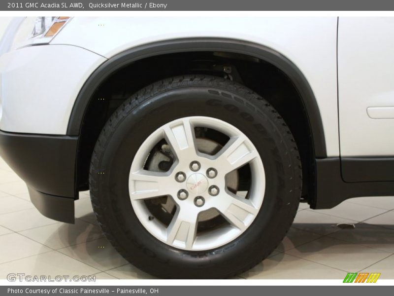 Quicksilver Metallic / Ebony 2011 GMC Acadia SL AWD