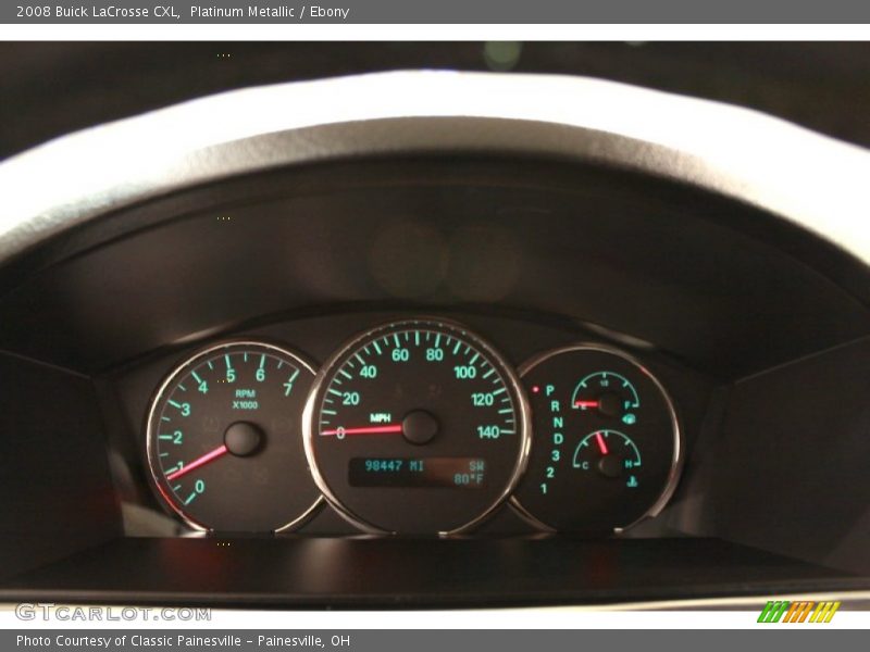 Platinum Metallic / Ebony 2008 Buick LaCrosse CXL