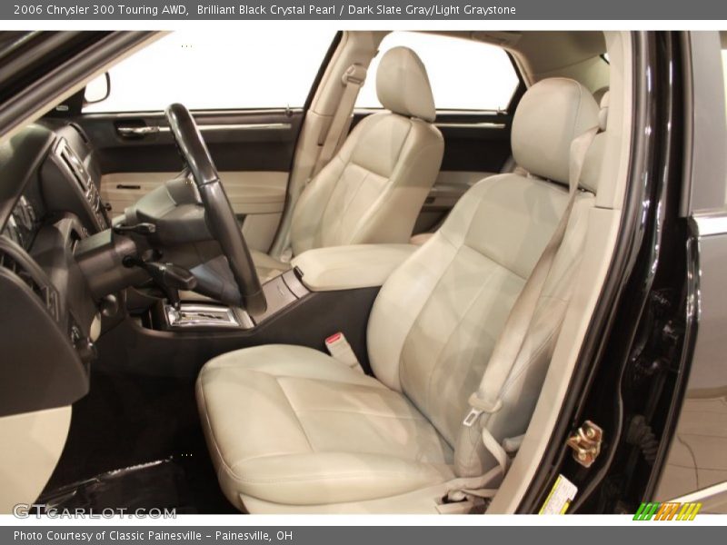 Brilliant Black Crystal Pearl / Dark Slate Gray/Light Graystone 2006 Chrysler 300 Touring AWD