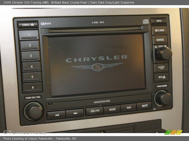 Brilliant Black Crystal Pearl / Dark Slate Gray/Light Graystone 2006 Chrysler 300 Touring AWD