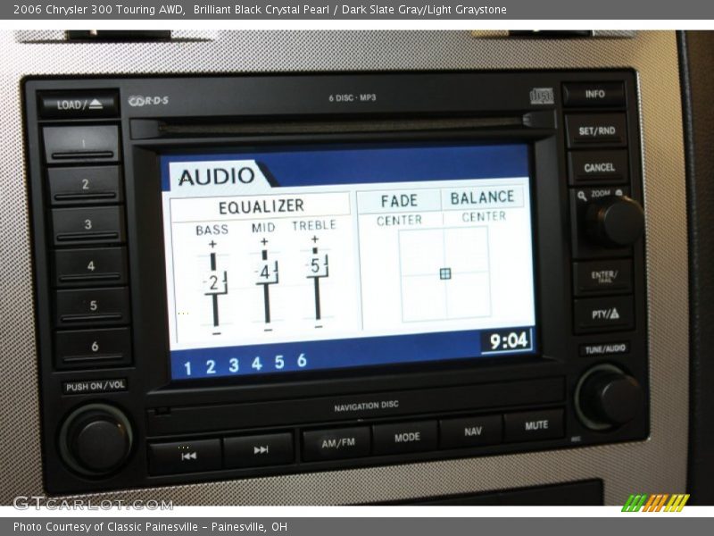 Brilliant Black Crystal Pearl / Dark Slate Gray/Light Graystone 2006 Chrysler 300 Touring AWD