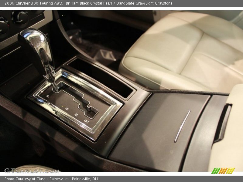 Brilliant Black Crystal Pearl / Dark Slate Gray/Light Graystone 2006 Chrysler 300 Touring AWD