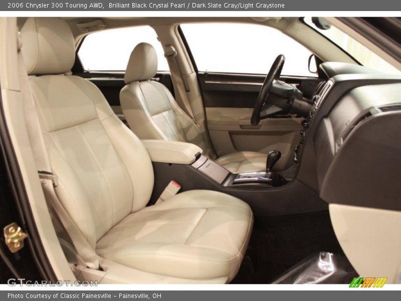 Brilliant Black Crystal Pearl / Dark Slate Gray/Light Graystone 2006 Chrysler 300 Touring AWD