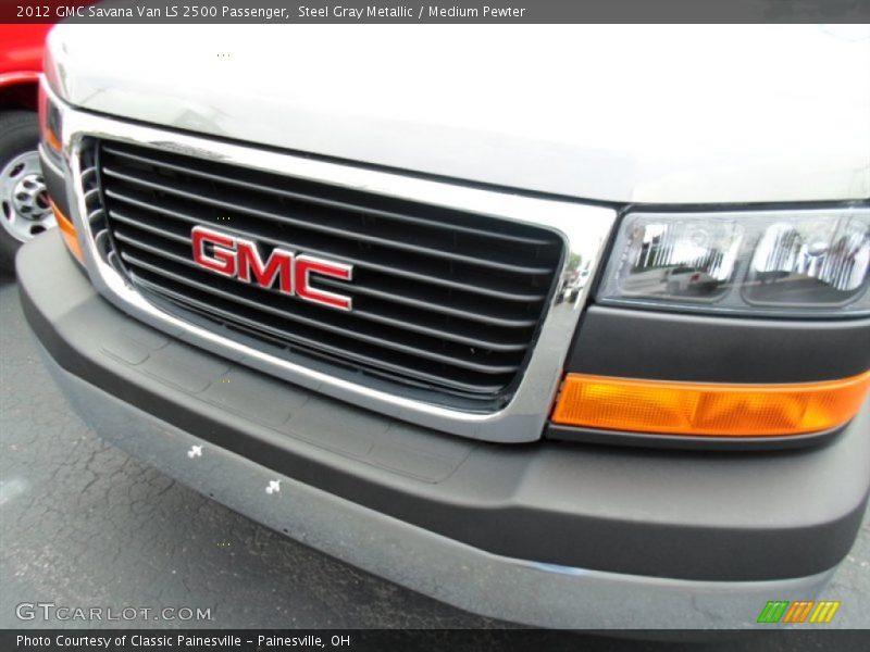 Steel Gray Metallic / Medium Pewter 2012 GMC Savana Van LS 2500 Passenger