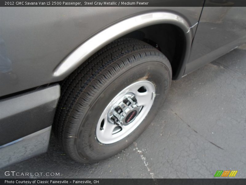 Steel Gray Metallic / Medium Pewter 2012 GMC Savana Van LS 2500 Passenger