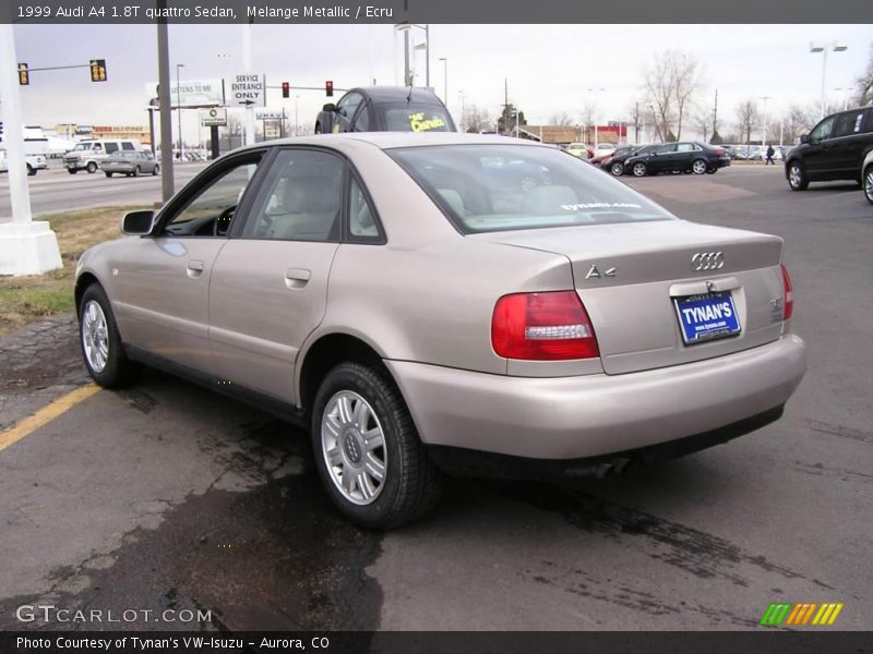 Melange Metallic / Ecru 1999 Audi A4 1.8T quattro Sedan