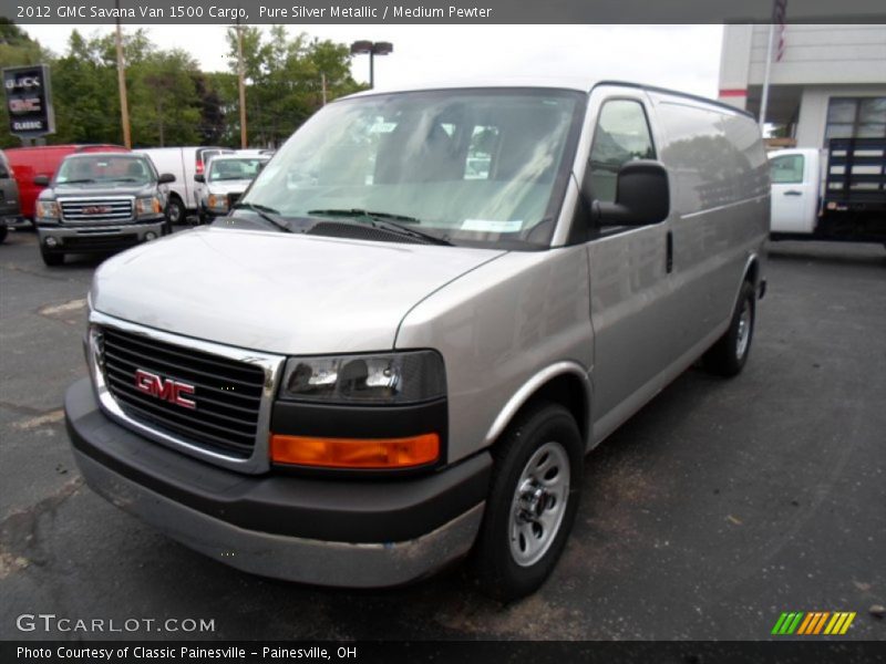Pure Silver Metallic / Medium Pewter 2012 GMC Savana Van 1500 Cargo