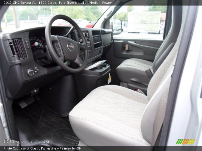 Pure Silver Metallic / Medium Pewter 2012 GMC Savana Van 1500 Cargo