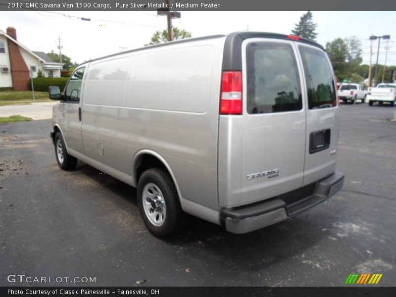 Pure Silver Metallic / Medium Pewter 2012 GMC Savana Van 1500 Cargo