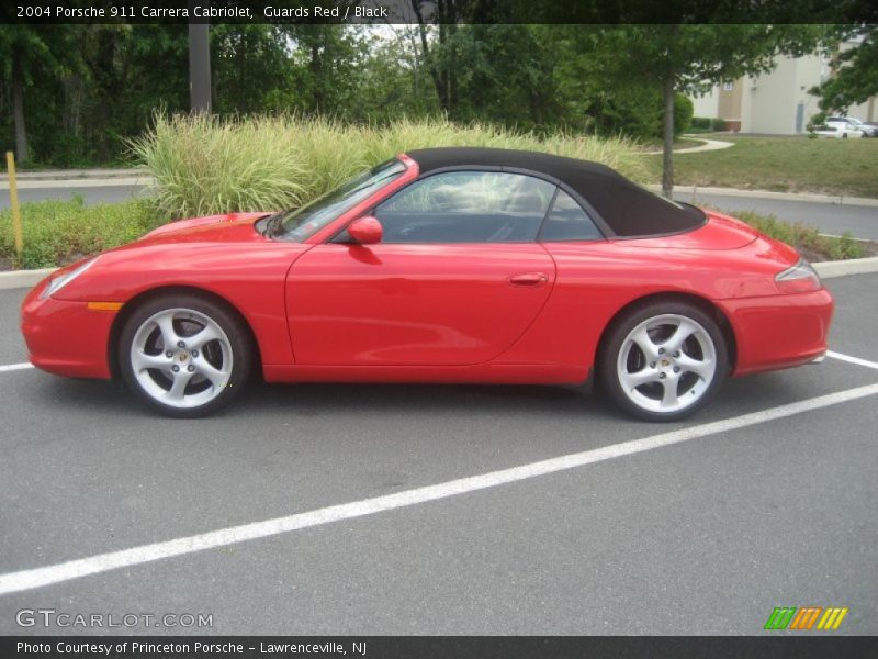 Guards Red / Black 2004 Porsche 911 Carrera Cabriolet