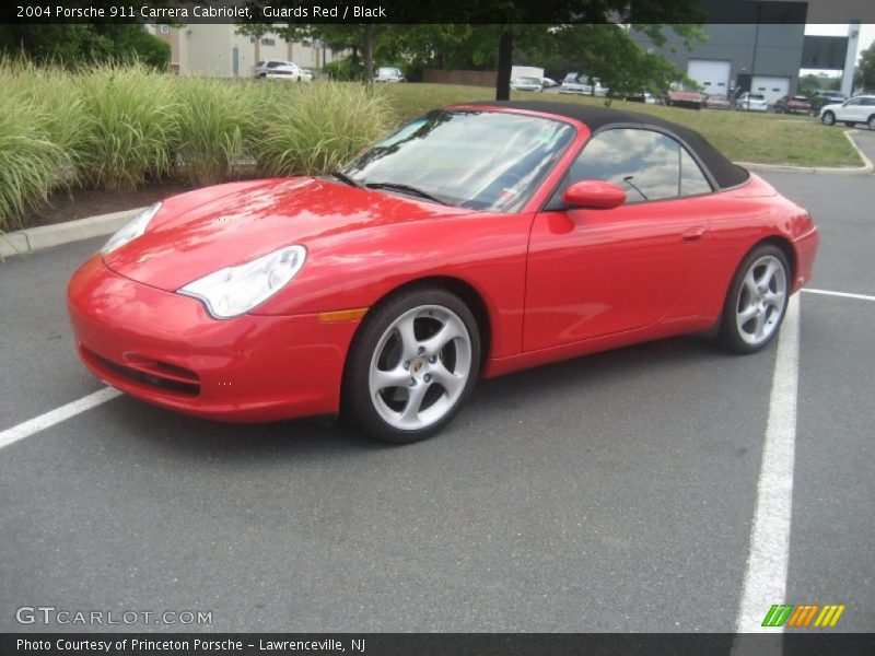 Guards Red / Black 2004 Porsche 911 Carrera Cabriolet
