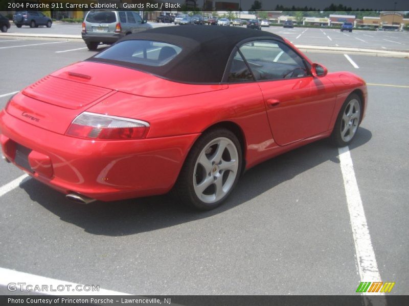 Guards Red / Black 2004 Porsche 911 Carrera Cabriolet