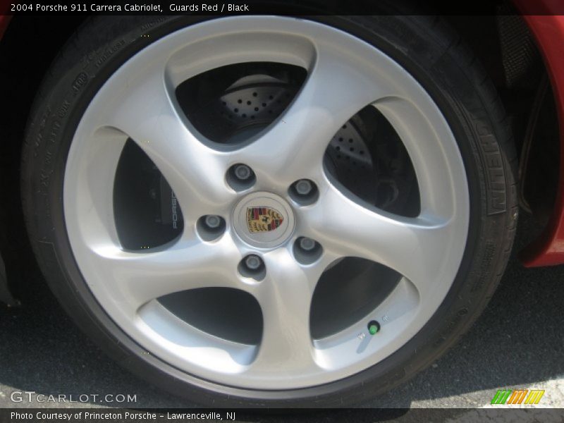 Guards Red / Black 2004 Porsche 911 Carrera Cabriolet