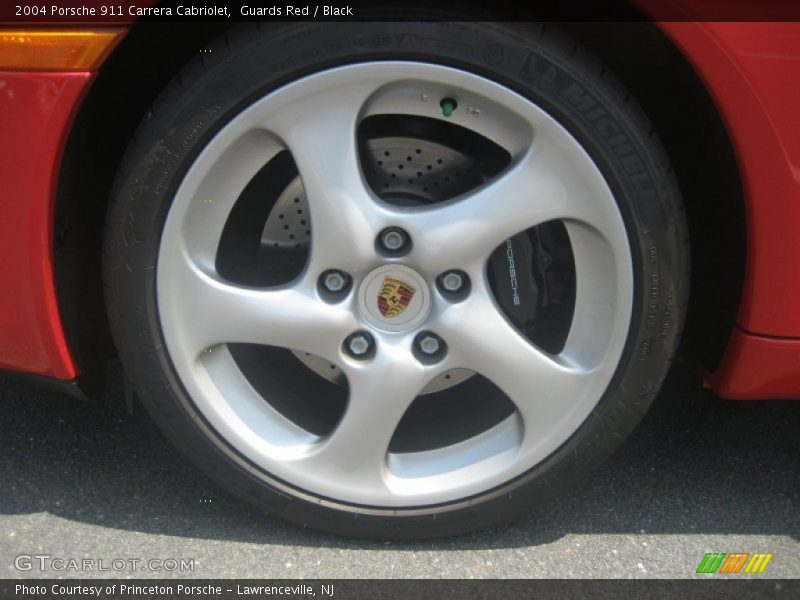 Guards Red / Black 2004 Porsche 911 Carrera Cabriolet