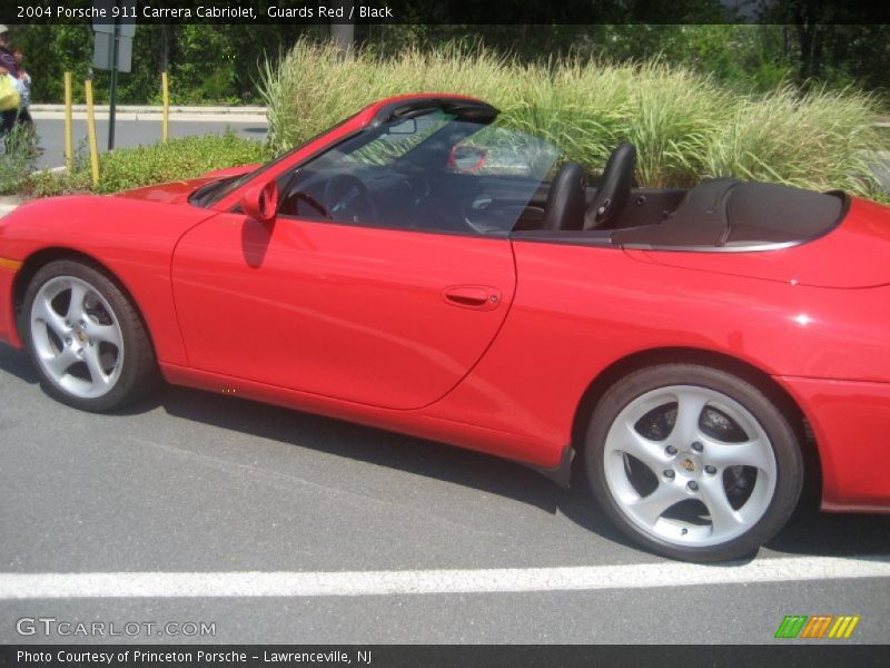 Guards Red / Black 2004 Porsche 911 Carrera Cabriolet