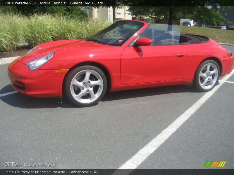 Guards Red / Black 2004 Porsche 911 Carrera Cabriolet