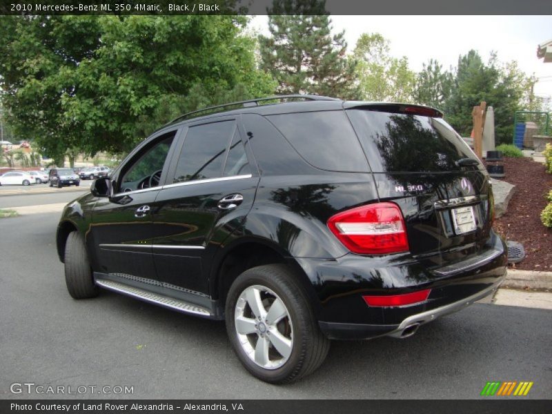 Black / Black 2010 Mercedes-Benz ML 350 4Matic