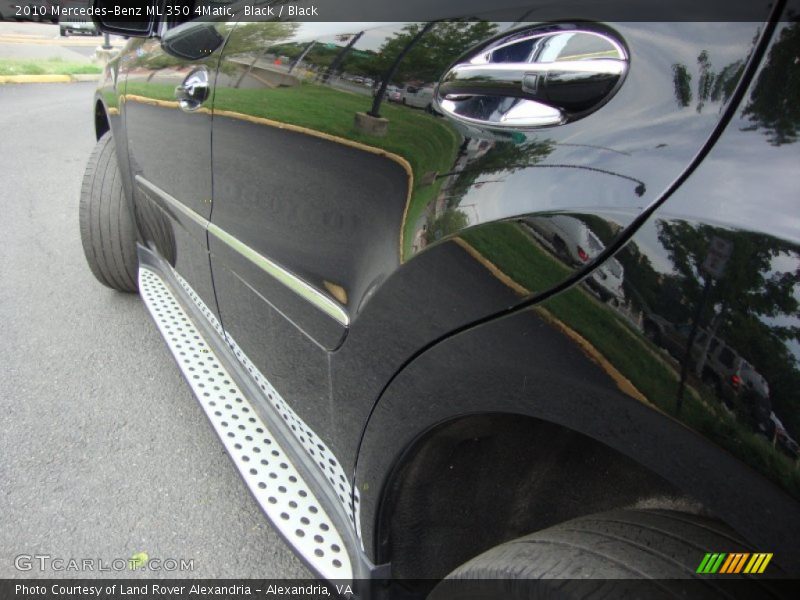 Black / Black 2010 Mercedes-Benz ML 350 4Matic