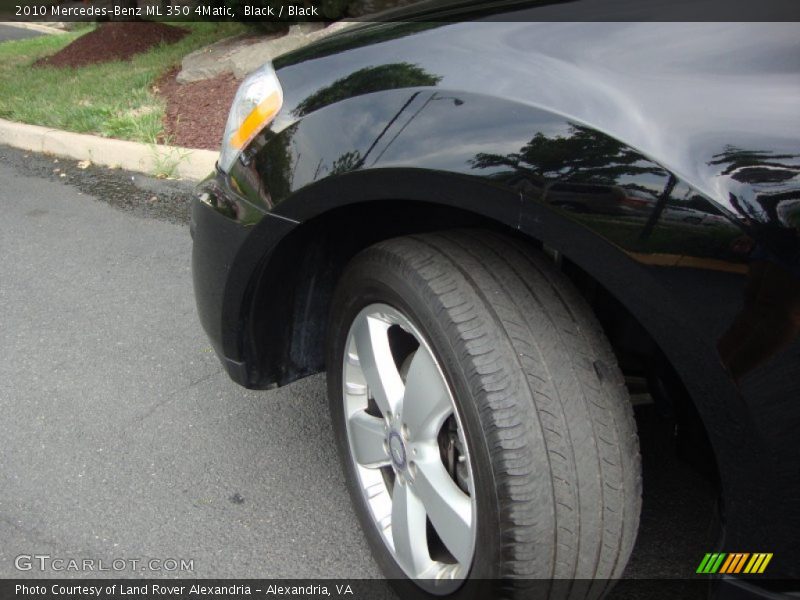 Black / Black 2010 Mercedes-Benz ML 350 4Matic