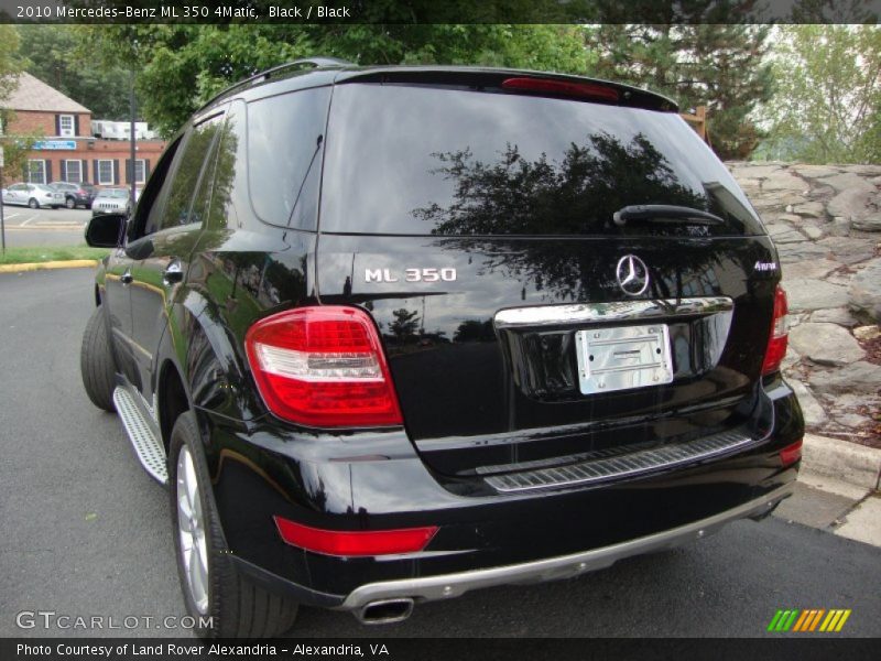 Black / Black 2010 Mercedes-Benz ML 350 4Matic