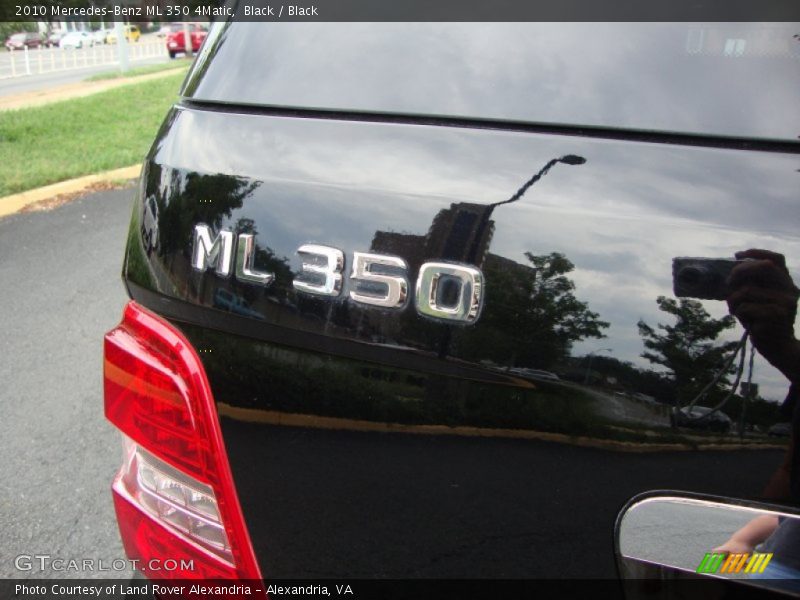Black / Black 2010 Mercedes-Benz ML 350 4Matic