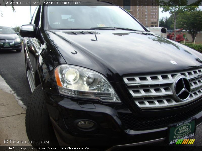 Black / Black 2010 Mercedes-Benz ML 350 4Matic