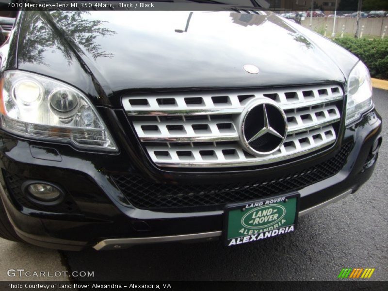 Black / Black 2010 Mercedes-Benz ML 350 4Matic