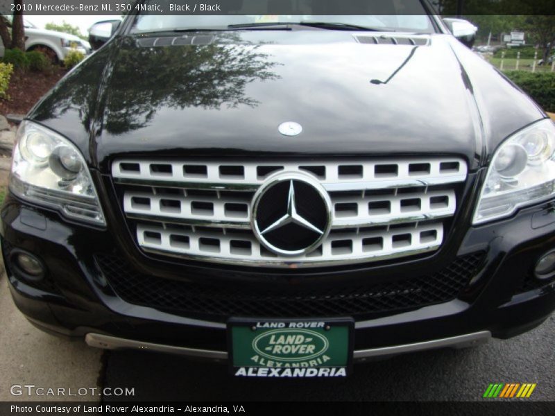 Black / Black 2010 Mercedes-Benz ML 350 4Matic