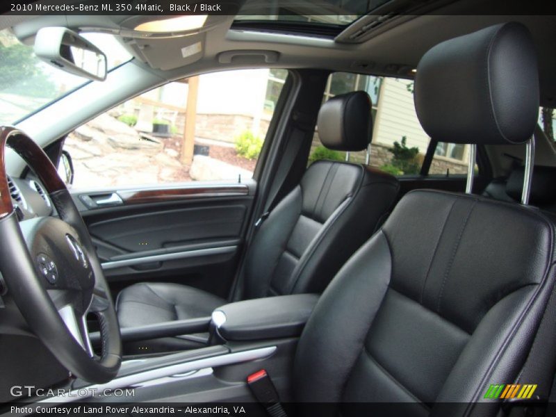 Black / Black 2010 Mercedes-Benz ML 350 4Matic