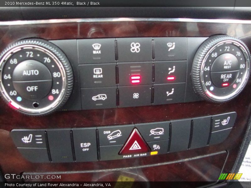 Black / Black 2010 Mercedes-Benz ML 350 4Matic