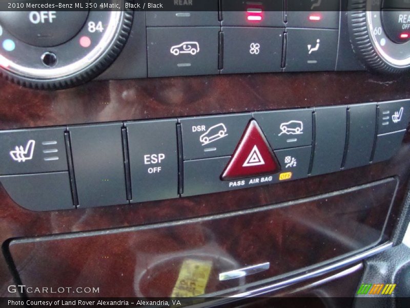 Black / Black 2010 Mercedes-Benz ML 350 4Matic