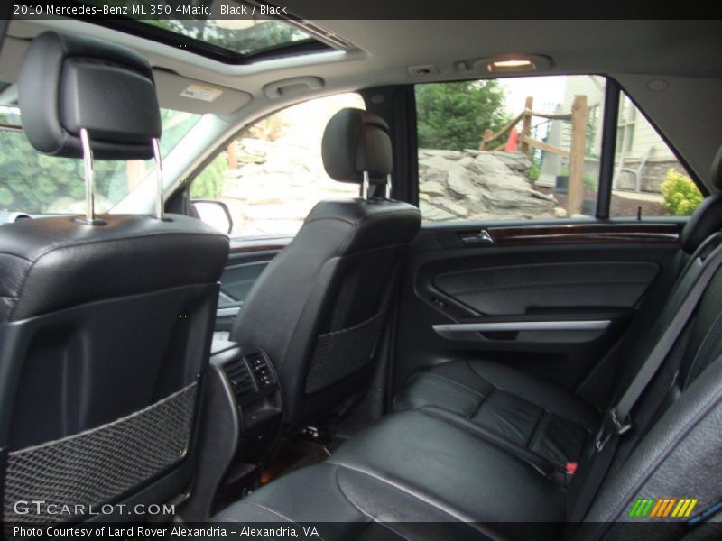 Black / Black 2010 Mercedes-Benz ML 350 4Matic