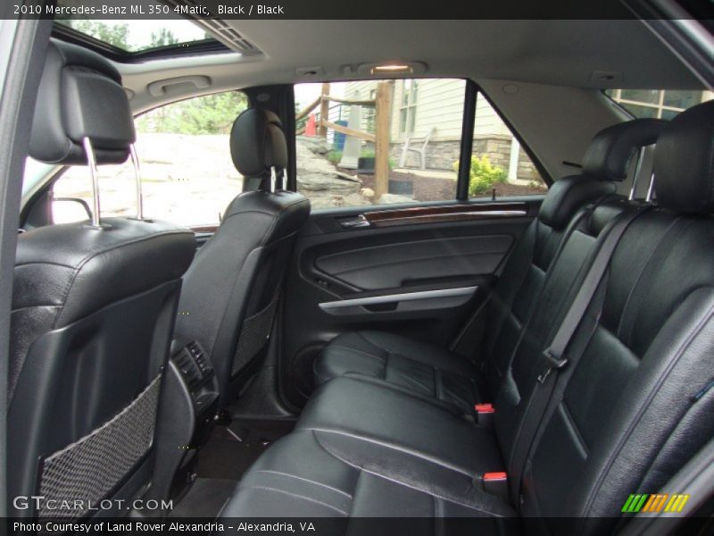 Black / Black 2010 Mercedes-Benz ML 350 4Matic