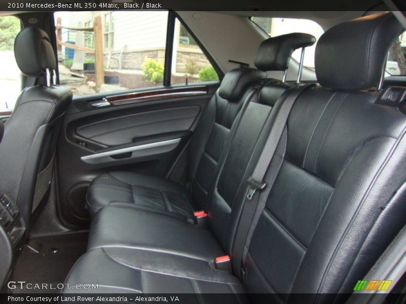 Black / Black 2010 Mercedes-Benz ML 350 4Matic