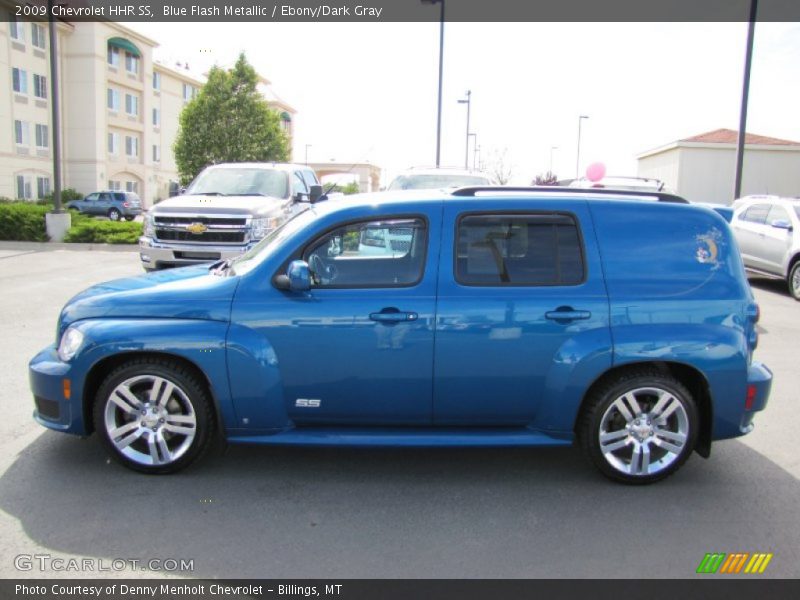 Blue Flash Metallic / Ebony/Dark Gray 2009 Chevrolet HHR SS