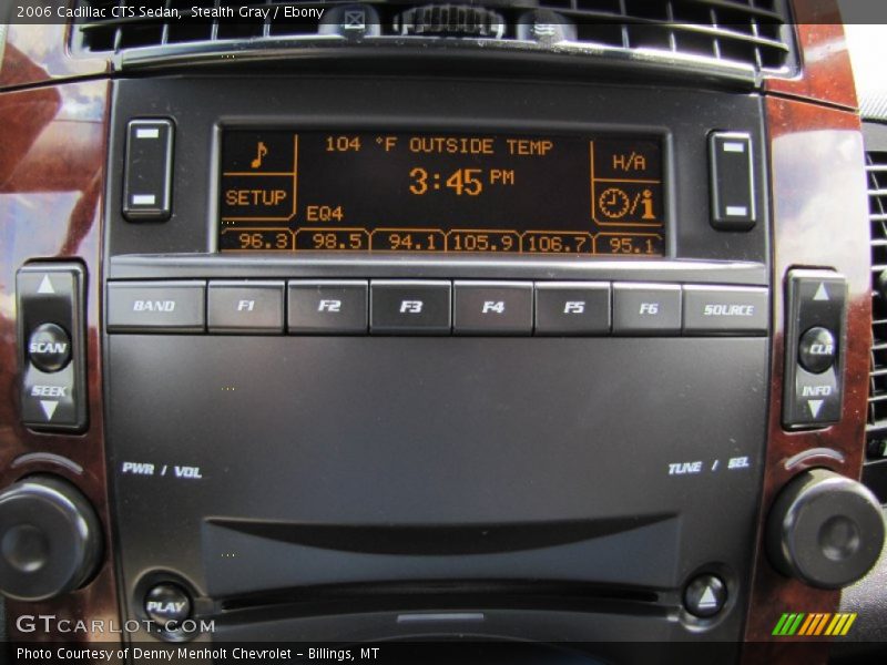 Stealth Gray / Ebony 2006 Cadillac CTS Sedan