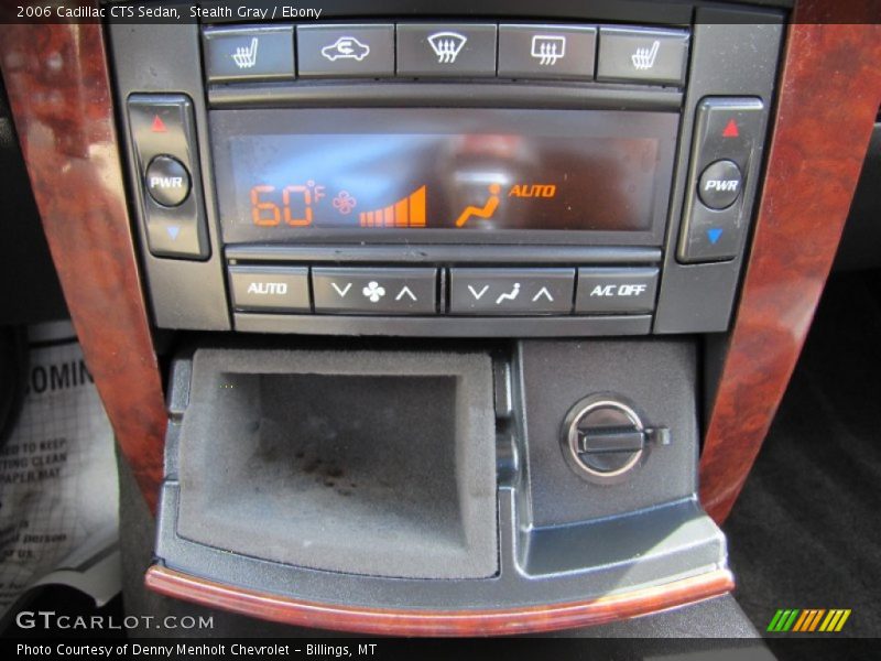 Stealth Gray / Ebony 2006 Cadillac CTS Sedan