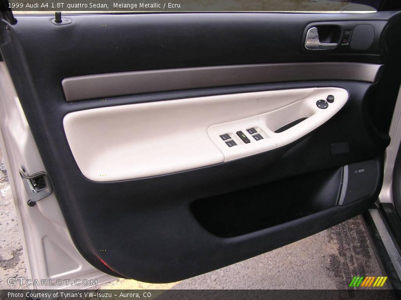 Melange Metallic / Ecru 1999 Audi A4 1.8T quattro Sedan