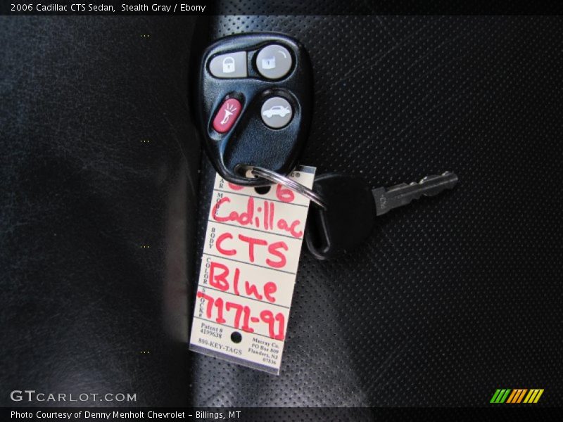 Stealth Gray / Ebony 2006 Cadillac CTS Sedan